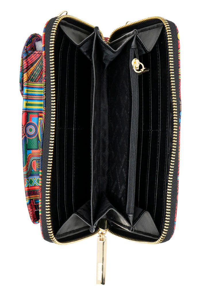 Porta Celular Peek Saffiano Diosas Mexicas