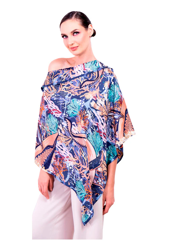 Poncho Ballena Gris