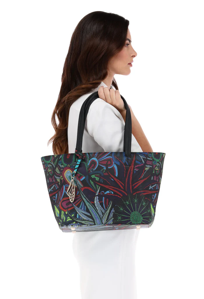 Tote K'iin Saffiano Santuario Cactáceas