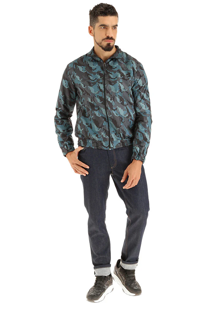 Bomber Tecuatl México Camouflage Gris