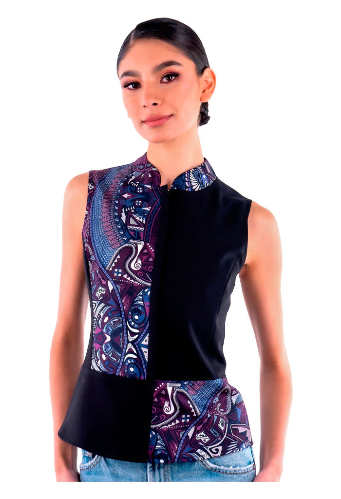 Chaleco Combinado Cerámica Prehispánica Morado