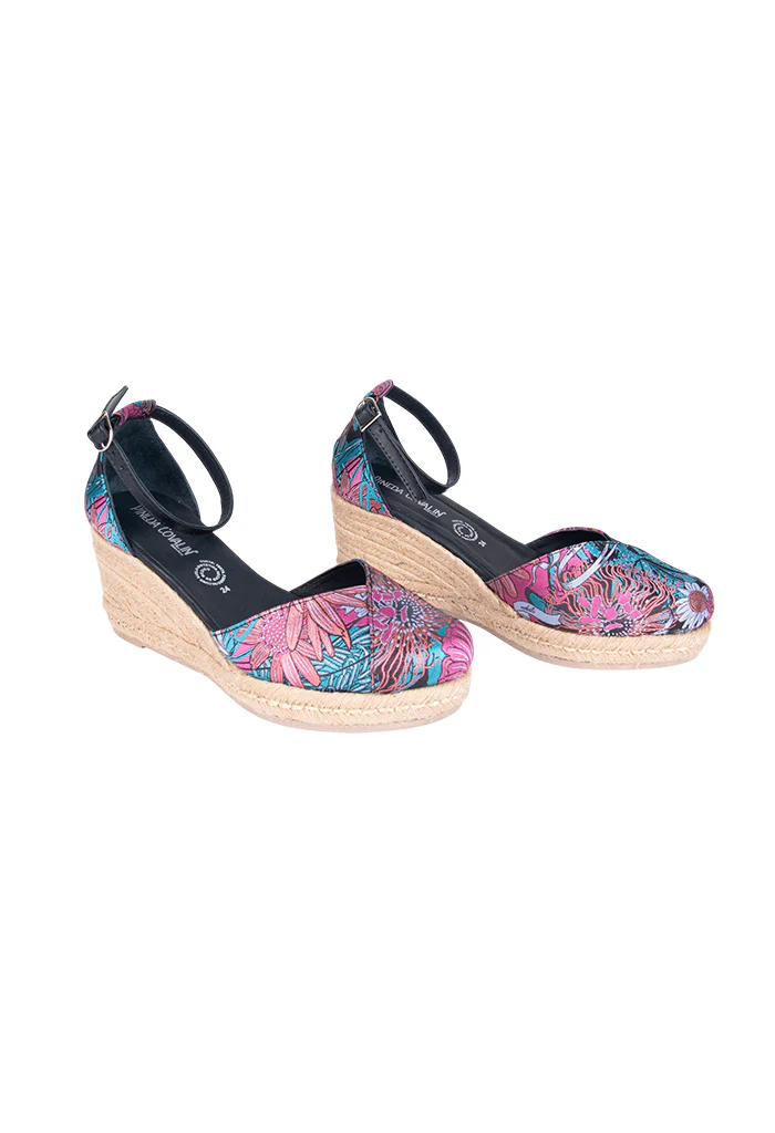 Alpargata Herbolaria Flores Rosa