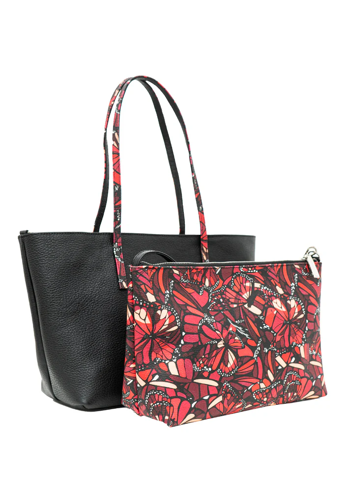 Tote Ocpan Negro Vuelo de Mariposa