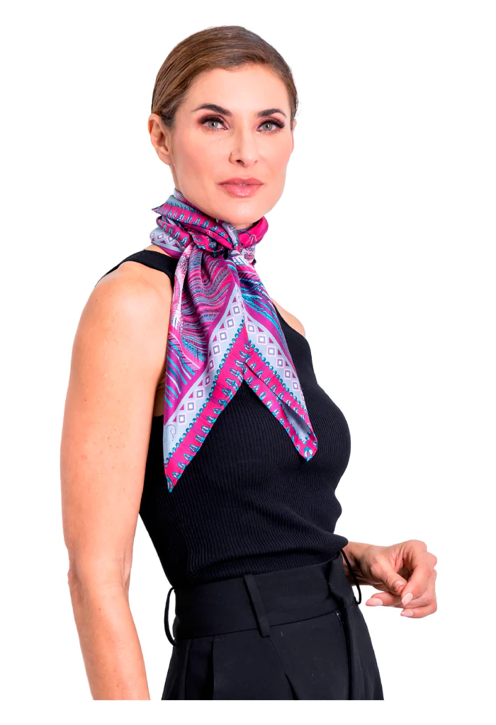 Mascada Arte Plumaria 90 cm