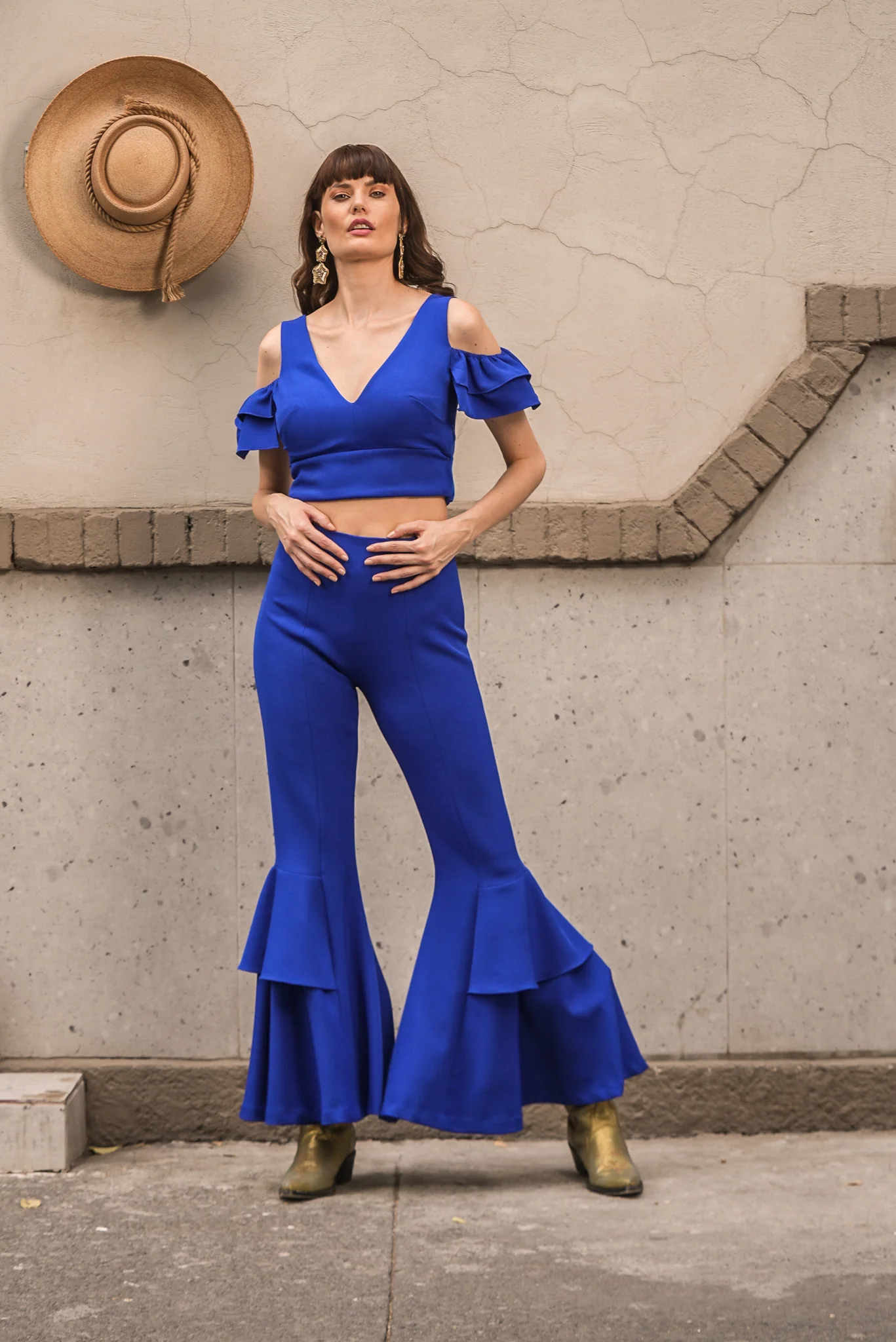 SET TOP Y PANTALON OLANES