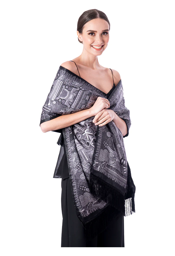 Chalina Con Terciopelo Diosas Mexicas