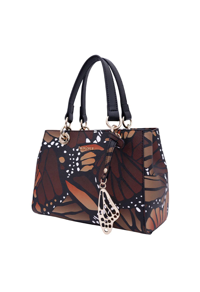 Mini Satchel Kaxan Saffiano Mariposa Macro