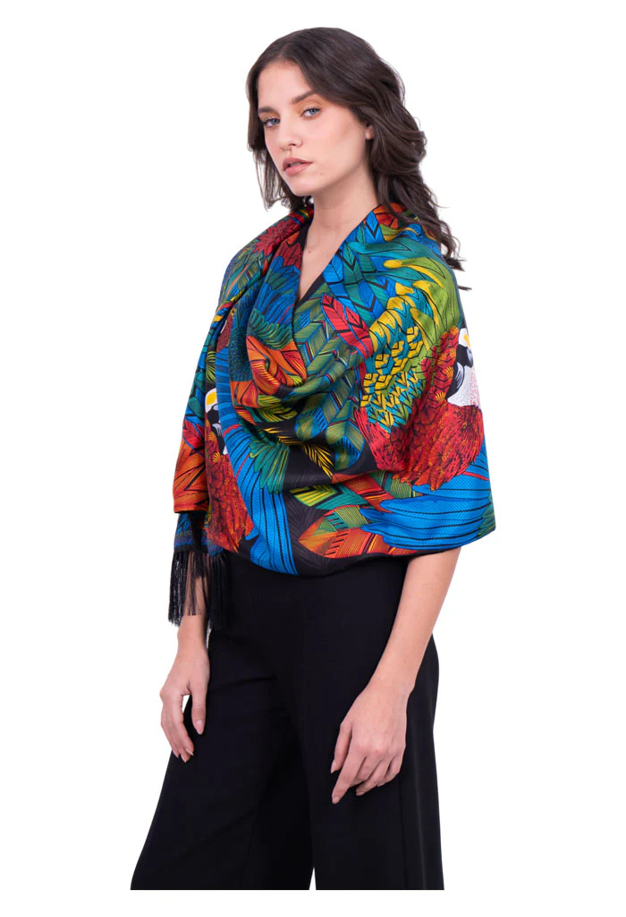 Chalina con Terciopelo Guacamaya