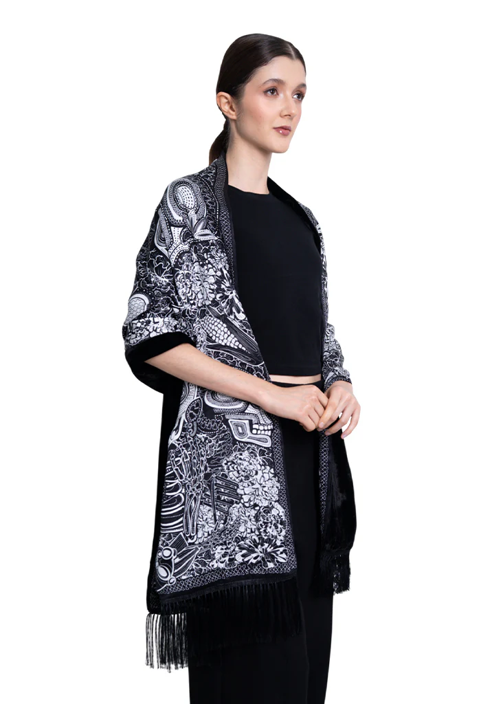 Chalina con Terciopelo Dia de Muertos Catrina