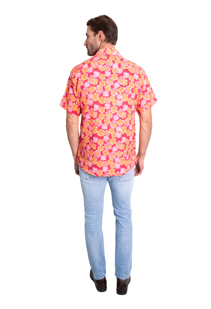 Camisa Cempasúchil Fucsia