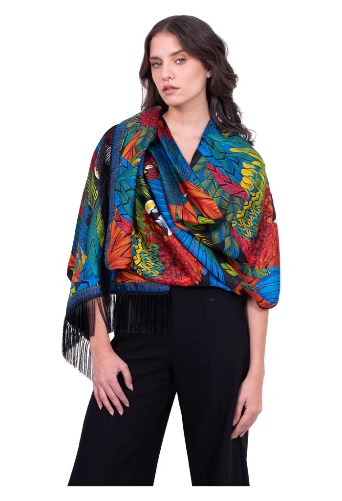 Chalina con Terciopelo Guacamaya