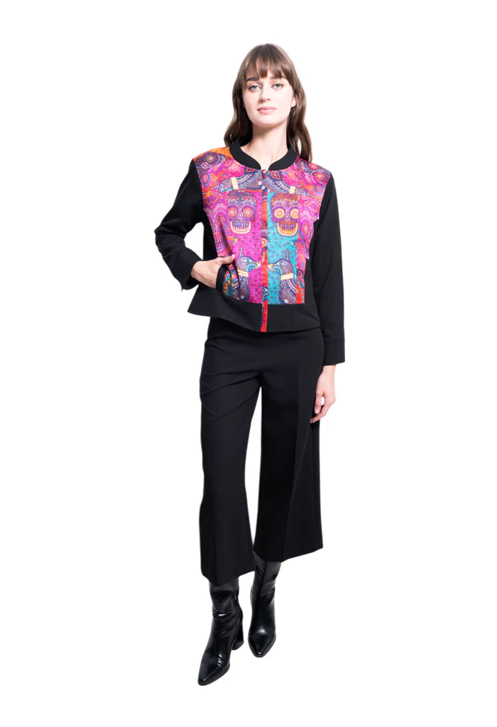 Bomber Okomej Día de Muertos Mictlán Purpura