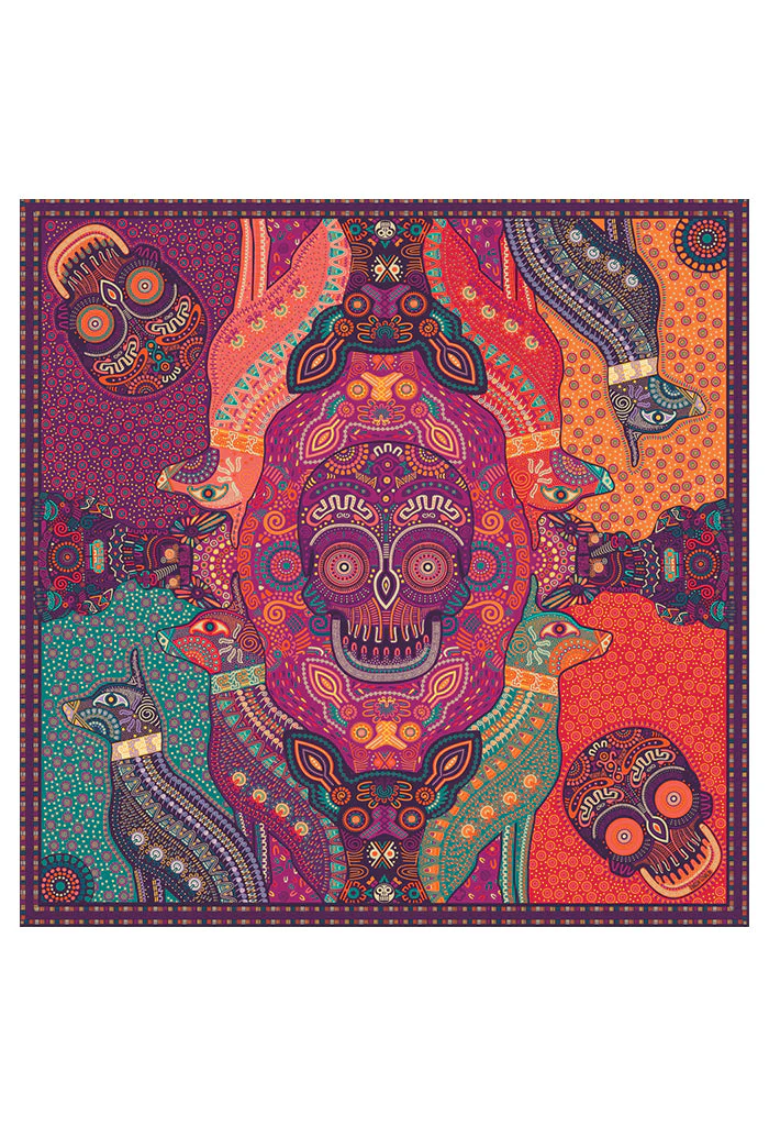 Mascada Día de Muertos Mictlán 54 cm