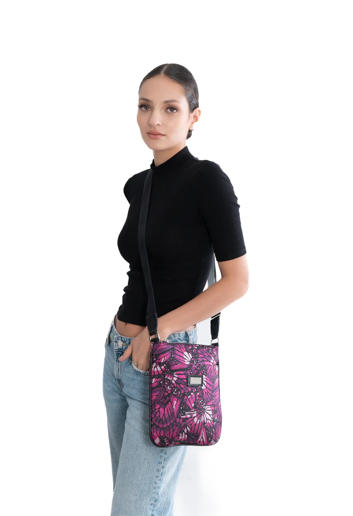 Bolsa Xiki Jqd Mariposa Bordada