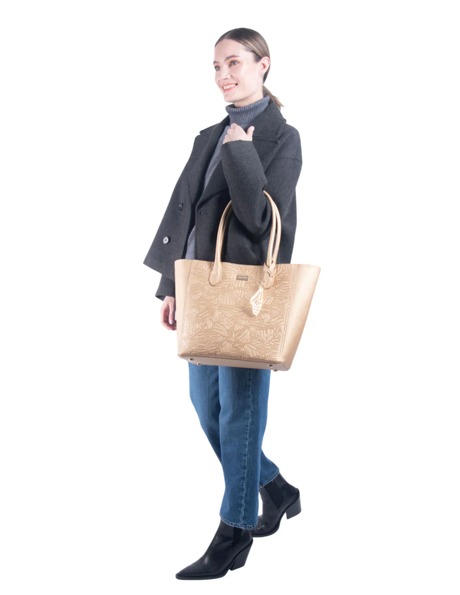 Tote Kuuch Saffiano Grabado Mariposa