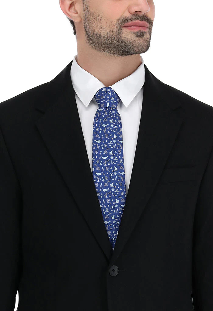Corbata Ballena Gris