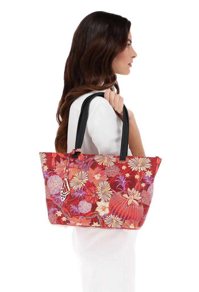 Tote K'iin Saffiano Cactáceas Jardín Botánico