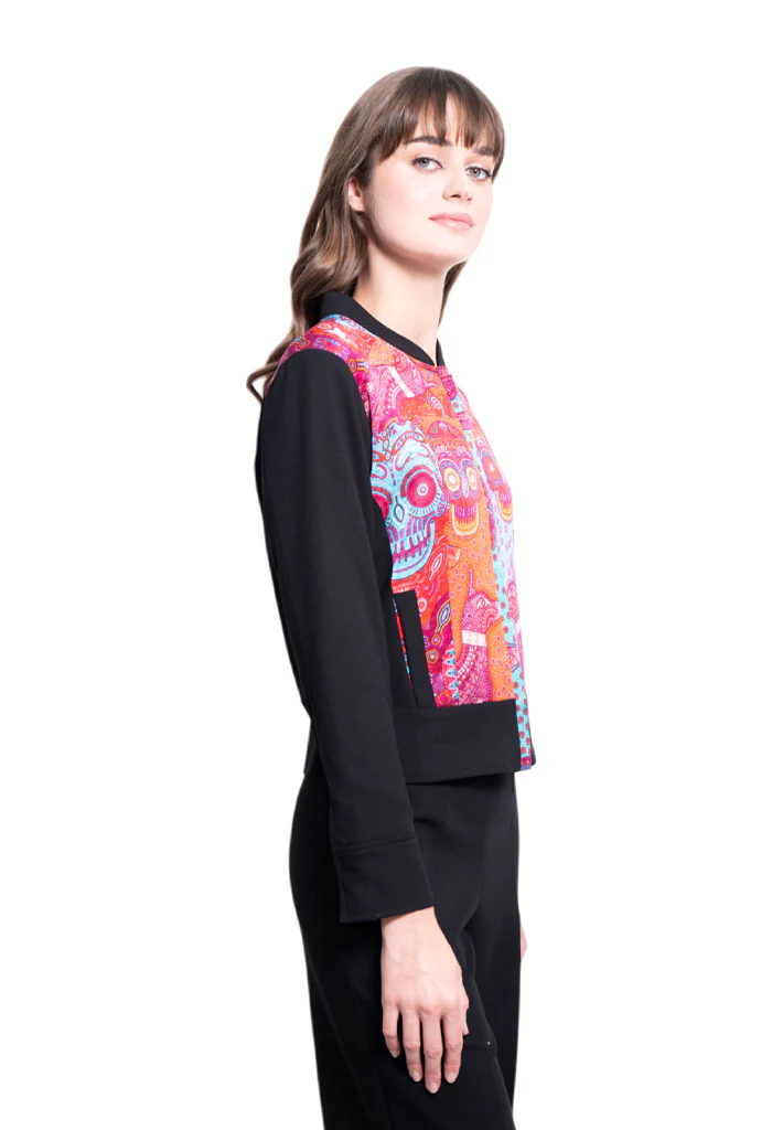 Bomber Okomej Día de Muertos Mictlán Naranja