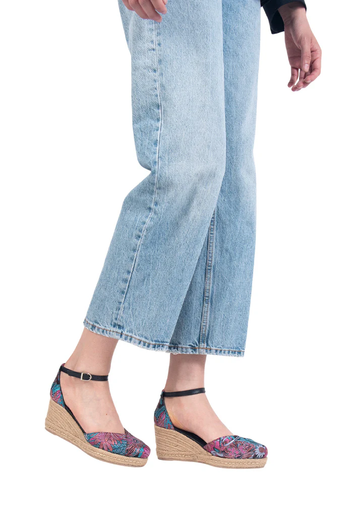 Alpargata Herbolaria Flores Rosa