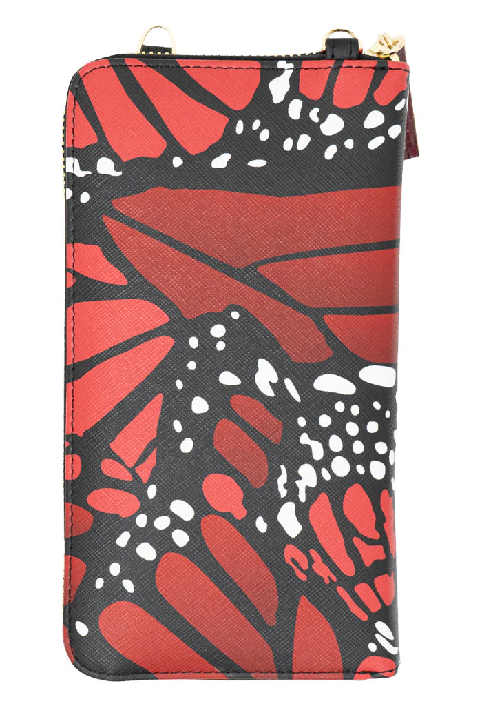 Porta Celular Peek Saffiano Mariposa Macro