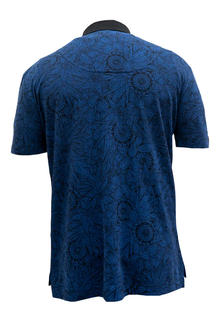 Camisa Polo Kutz Santuario Cactáceas Marino