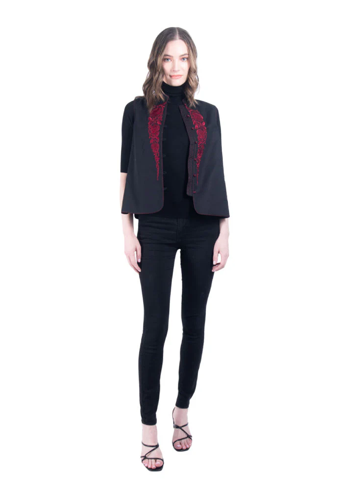 Chaleco Bordado Talabartería