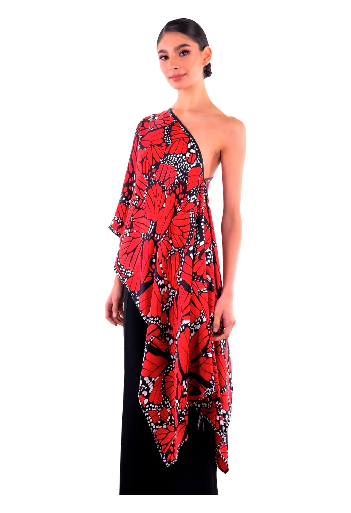 Huipil Mariposa Macro