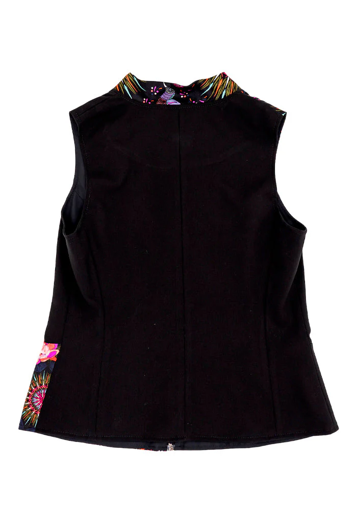 Chaleco Combinado Colibrí Negro Jqd