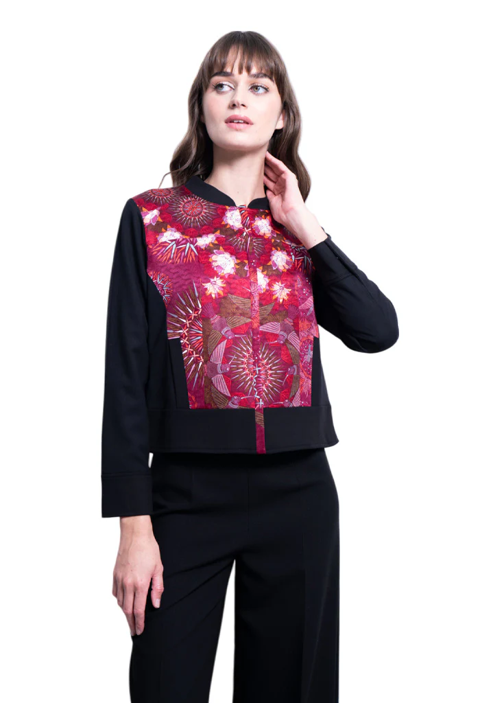 Bomber Okomej Colibrí Rojo Quemado