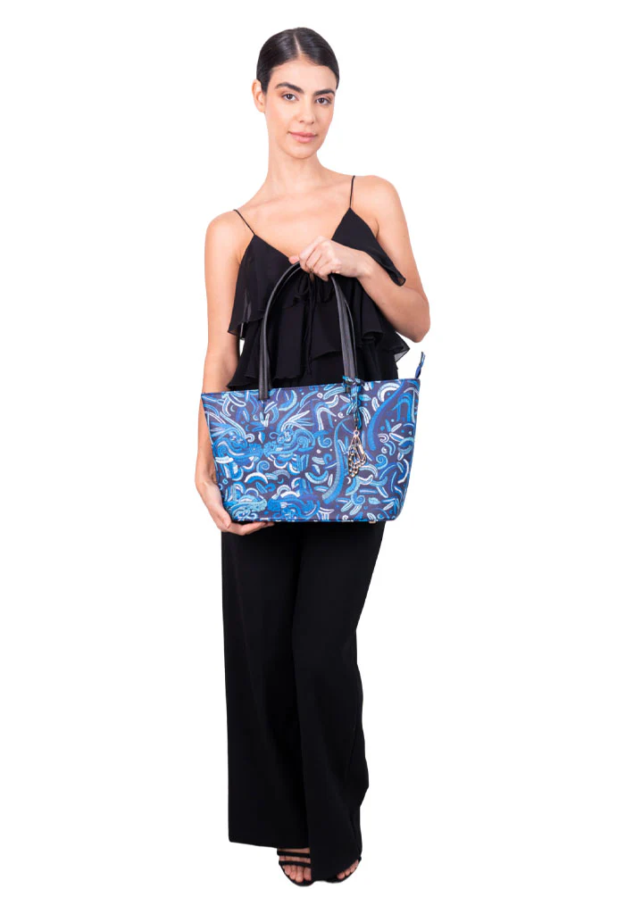 Tote K'iin Saffiano Quetzalcóatl