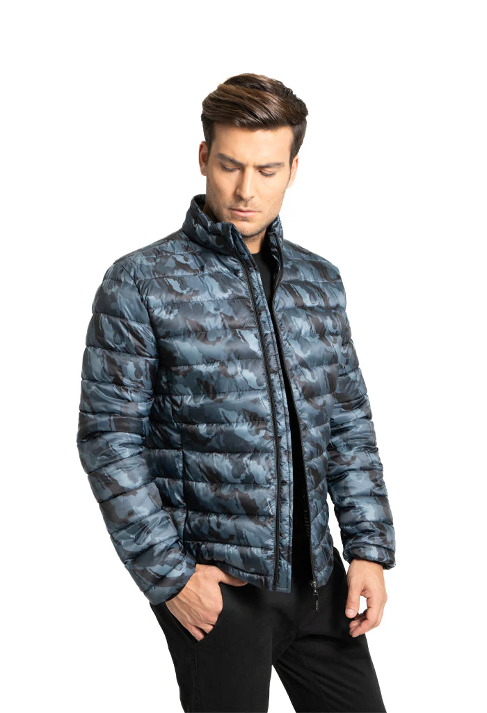 Chamarra México Camouflage Gris