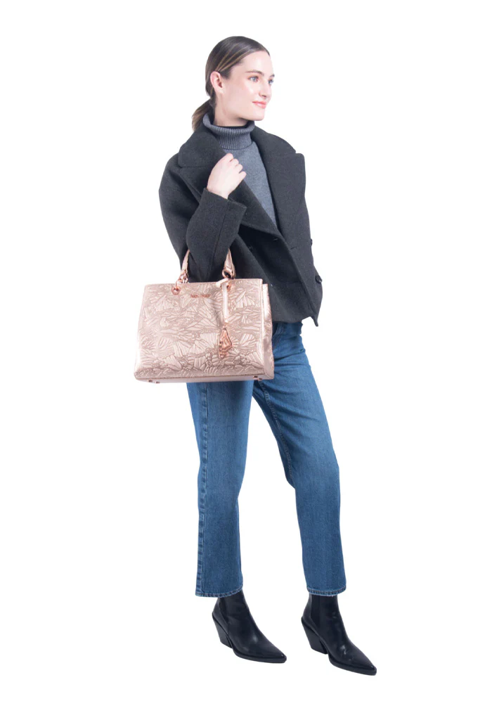 Bolsa Kaxan Saffiano Grabado Mariposa