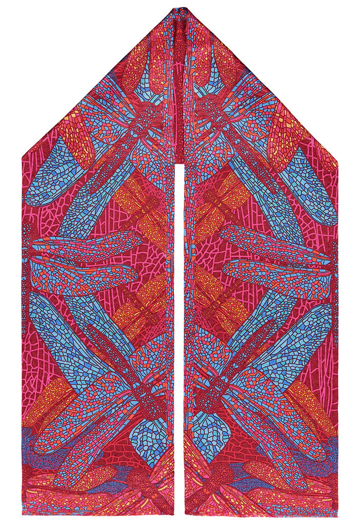 Bufanda Doble Vista Libélula