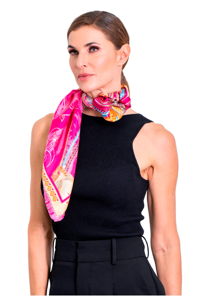 Mascada Arte Plumaria 90 cm