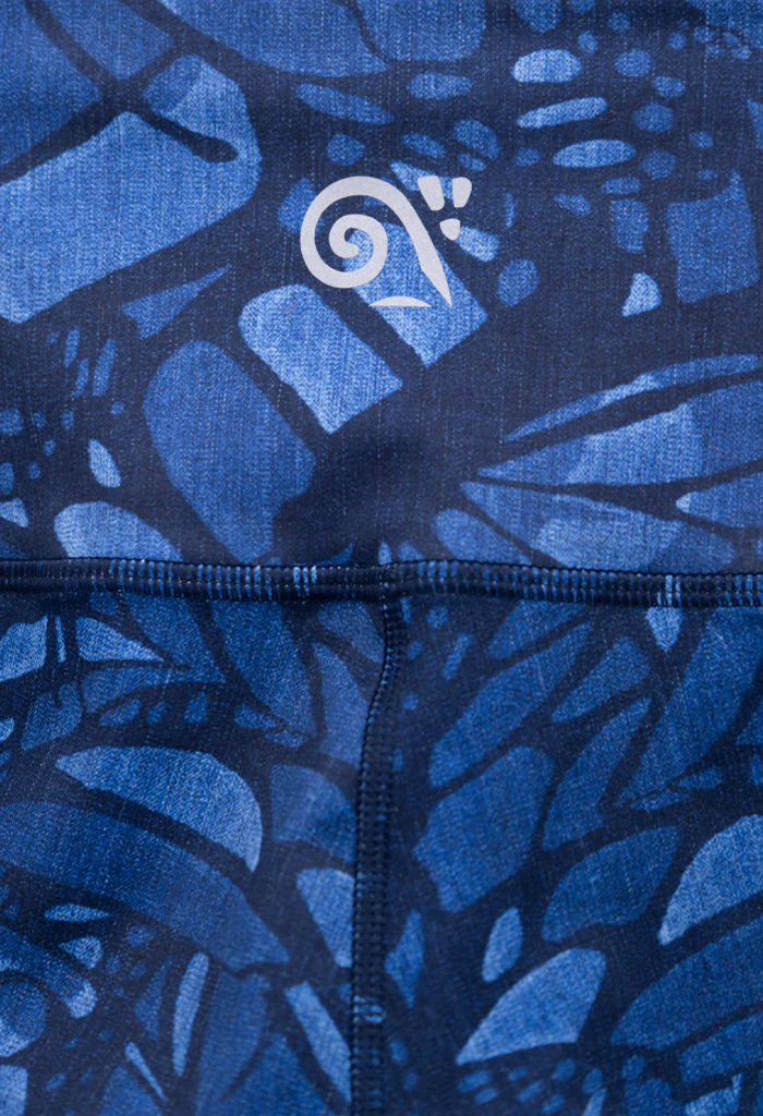 Leggins Metztli Vuelo de Mariposa Mezclilla