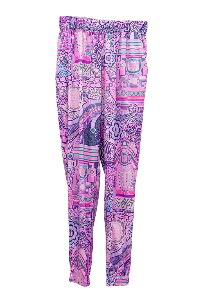 Pantalón  Diosas Mexicas Lila