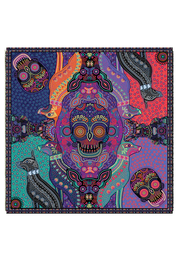 Mascada Día de Muertos Mictlán 90 cm