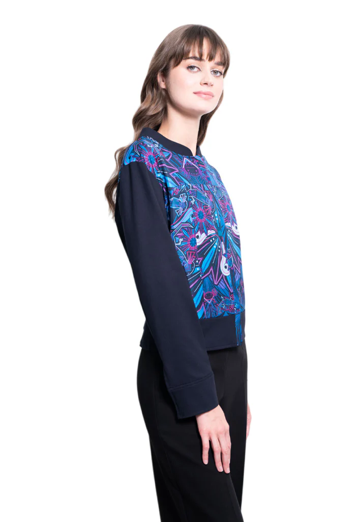 Bomber Okomej Ajolotes Azul Morado