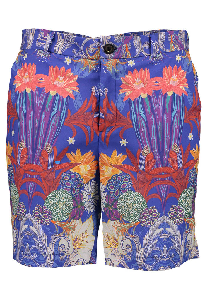 Shorts Amatl Cactáceas Jardín Botánico Azul