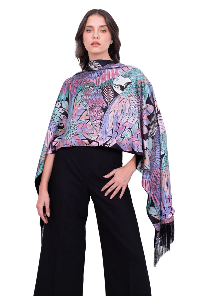 Chalina con Terciopelo Guacamaya