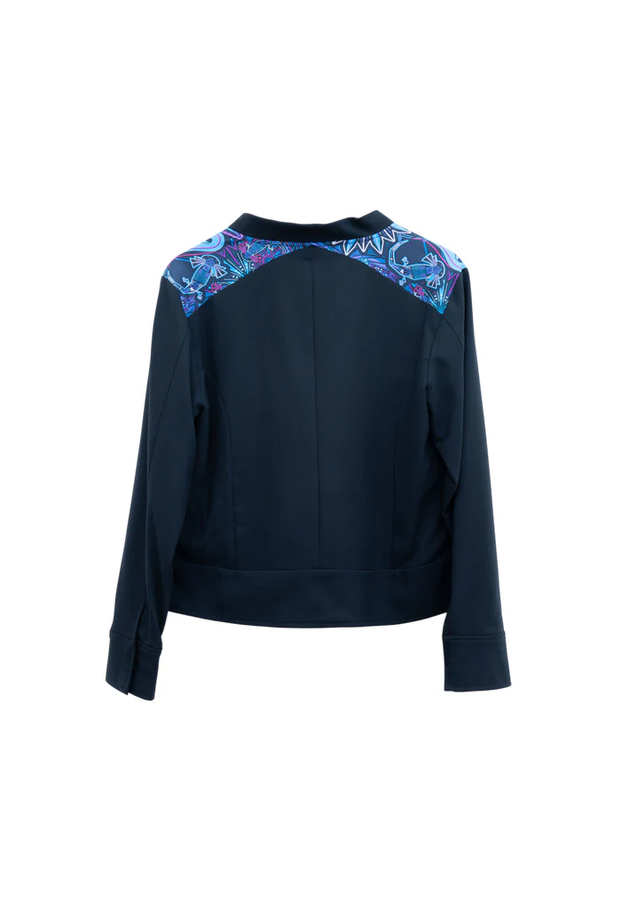 Bomber Okomej Ajolotes Azul Morado