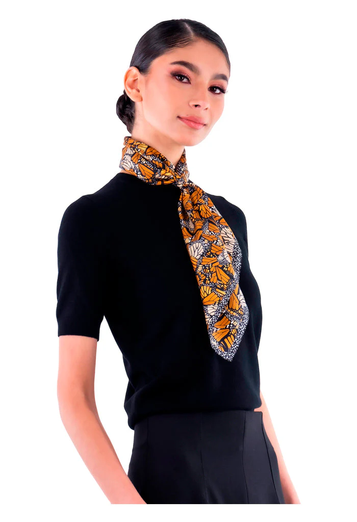 Mascada Mariposa Monarca 54 cm