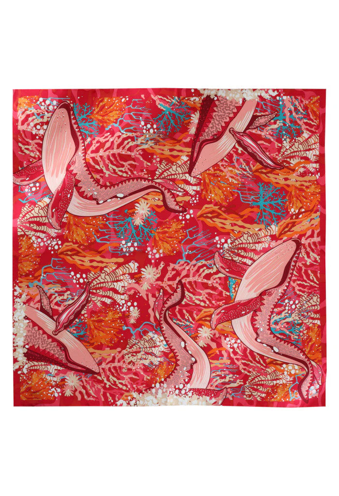 Mascada Ballena Gris 90 cm