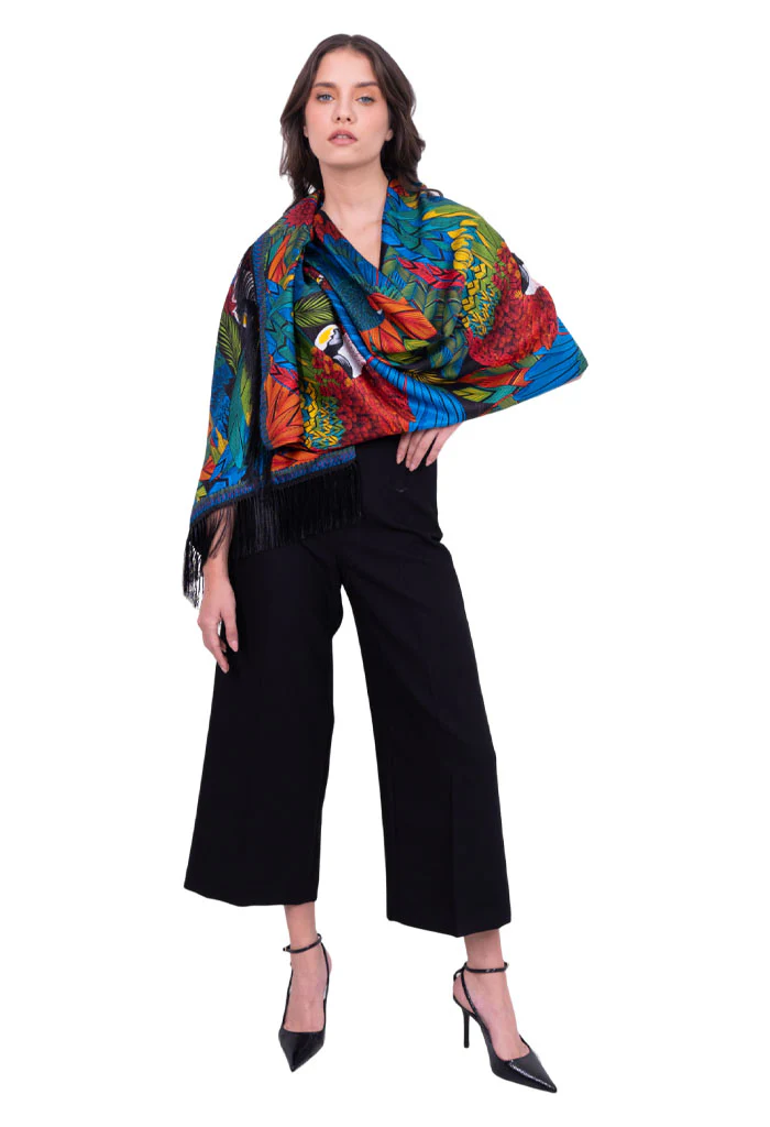 Chalina con Terciopelo Guacamaya