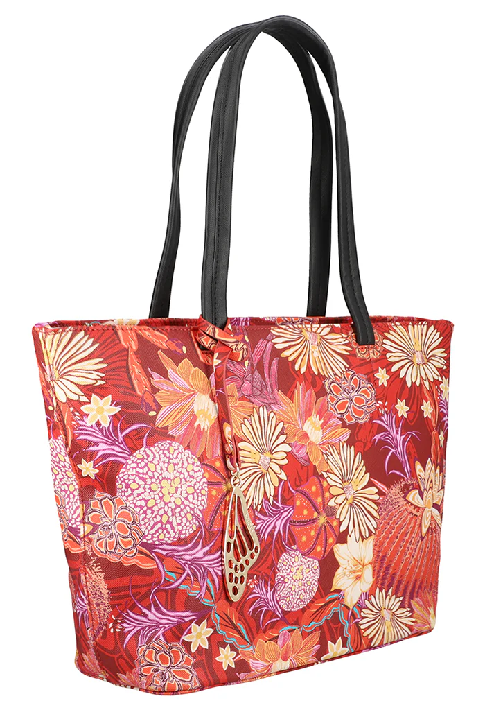 Tote K'iin Saffiano Cactáceas Jardín Botánico