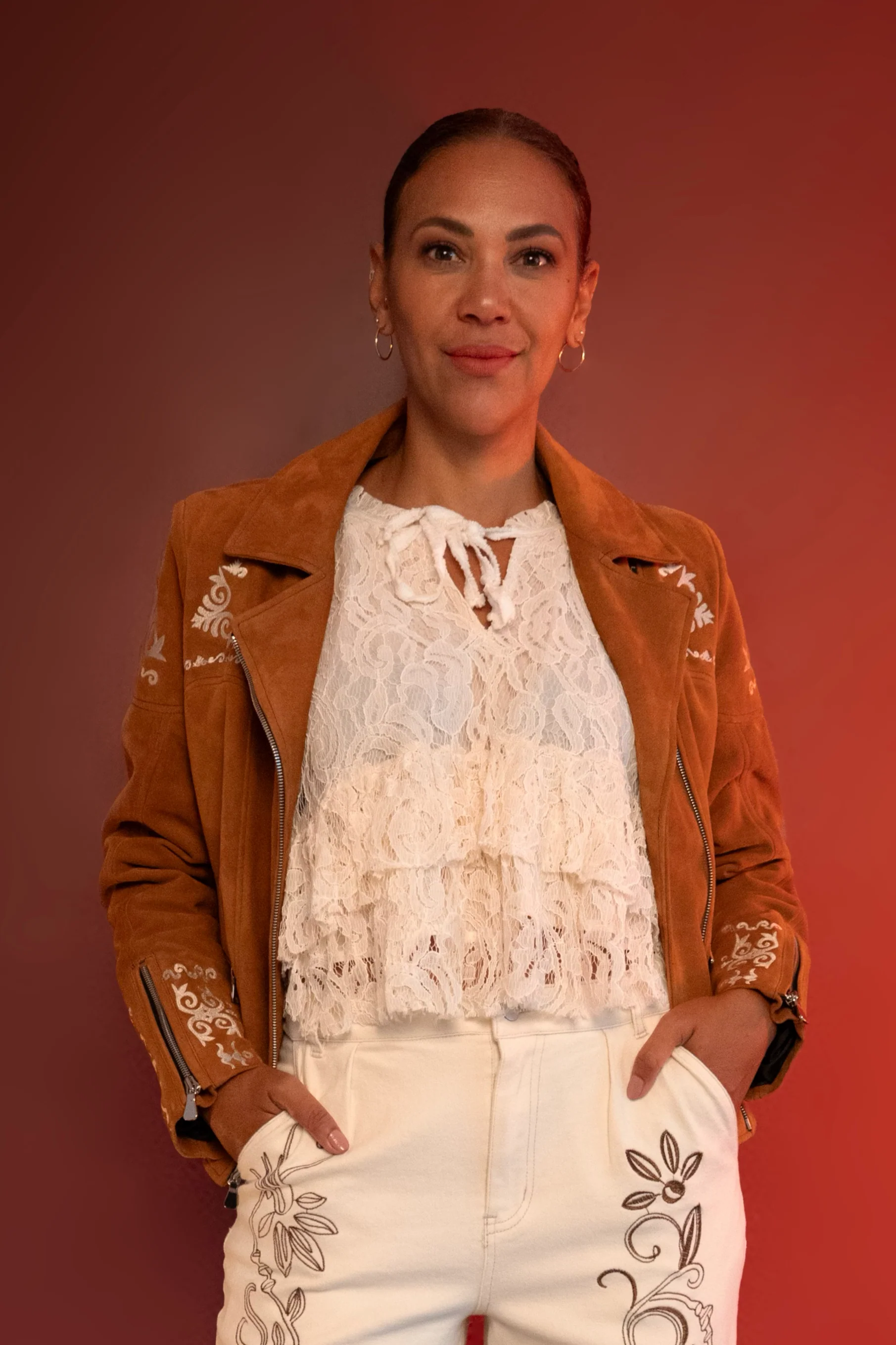 CHAMARRA ECUESTRE GAMUZA