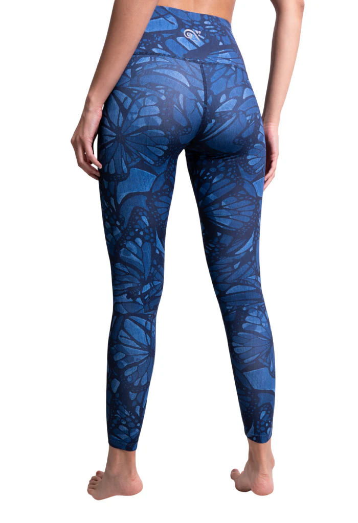 Leggins Metztli Vuelo de Mariposa Mezclilla