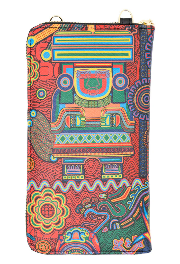 Porta Celular Peek Saffiano Diosas Mexicas