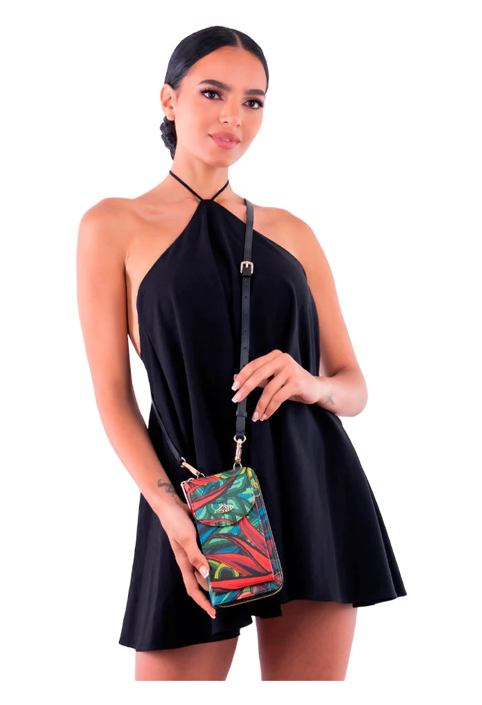 Porta Celular Peek Saffiano Santuario Cactáceas