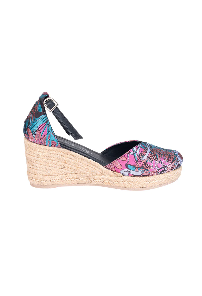 Alpargata Herbolaria Flores Rosa